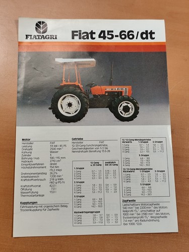 Brochure depliant fiat 66 - depliant,